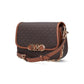 Michael Michael Kors Parker Monogram Logo-Patch Shoulder Bag