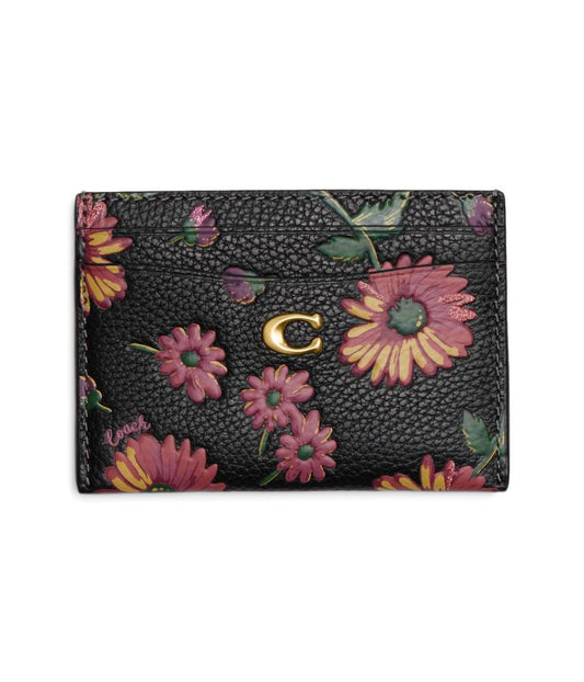 Essential Floral Printed Leather Card Case