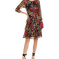 Marchesa Notte Tiered Mini Dress
