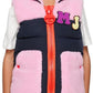 Kids Pink & Navy Padded Vest