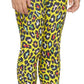 Kids Yellow Cheetah Leggings