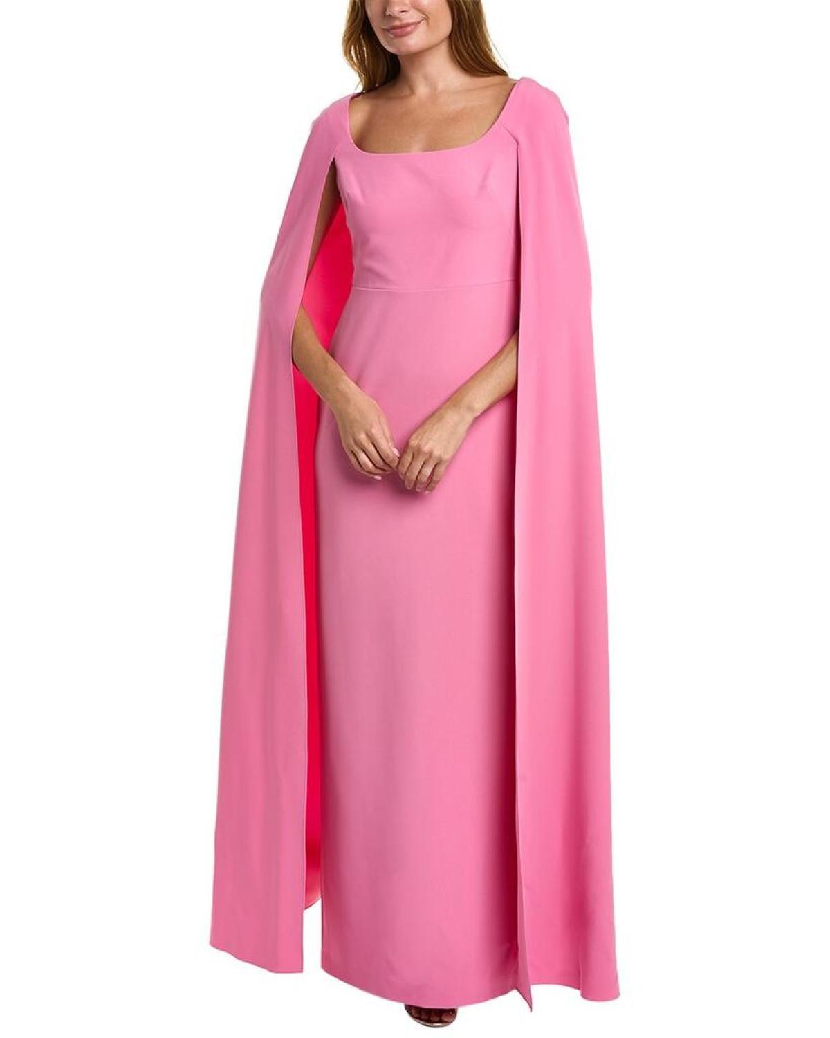 Marchesa Notte Cape Gown