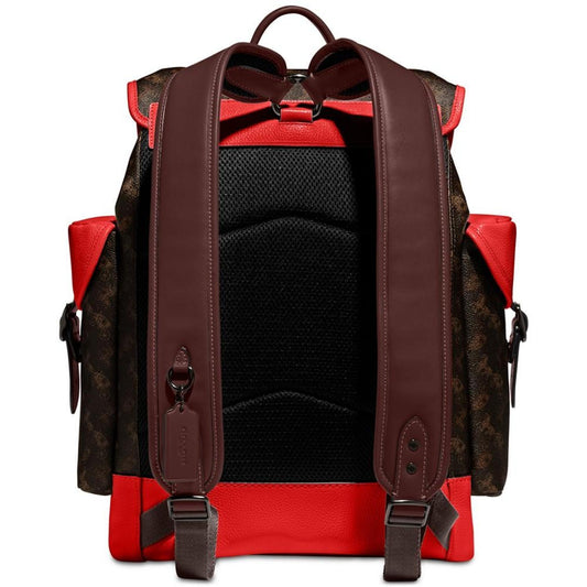 Hitch Colorblocked Canvas & Leather Backpack
