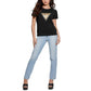 Women's Cotton Studded Logo T-Shirt