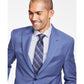 Men's Classic-Fit Pinstripe Wool Stretch Suit Jacket