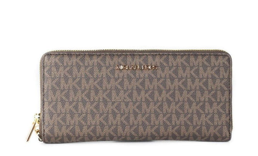 Michael Kors Jet Set Travel Large  Signature Continental Wristlet Women's Wallet