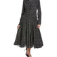 Michael Kors Collection Silk Flared Shirtdress