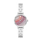 kate spade new york women's metro three-hand, silver-tone alloy watch