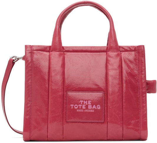 Pink 'The Shiny Crinkle Medium Tote' Tote