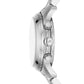 Women's Runway Chronograph Silver-Tone Stainless Steel Bracelet Watch, 38mm