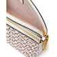 Morgan Valentines Heart Print Double Zip Dome Crossbody