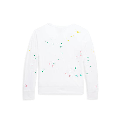 Paint-Splatter-Print Spa Terry Pullover (Big Kids)