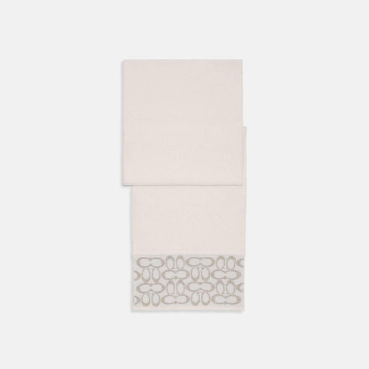 Coach Outlet Signature Oblong Scarf