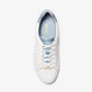 Poppy Faux Leather and Logo Sneaker