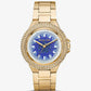 Oversized Camille Ombre Pavé Gold-Tone Watch