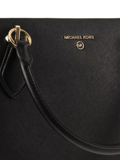 Michael Michael Kors Logo Plaque Zipped Tote Bag