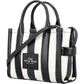 Marc Jacobs Striped Zip-Up Small Tote Bag