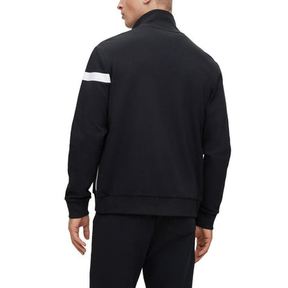 Men's Graphic Logo Stripe Zip-Up Sweatshirt
