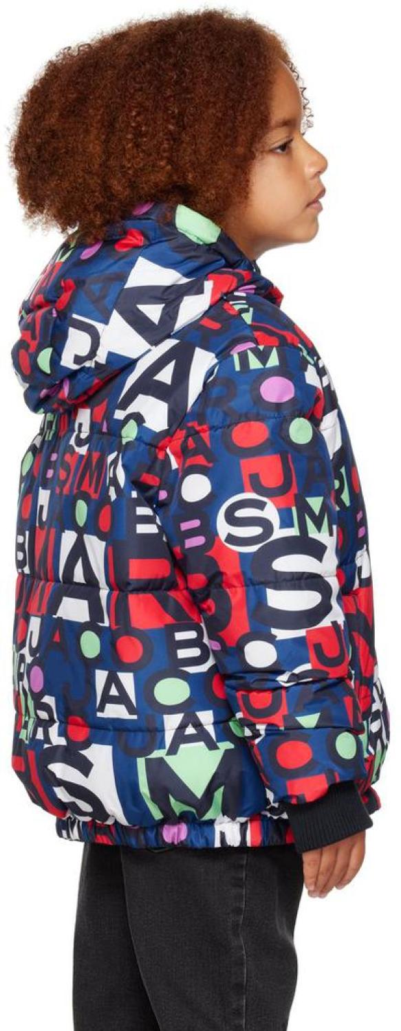 Kids Blue Padded Reversible Jacket