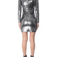 Michael Michael Kors Sequin Embroidered Dress