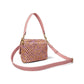 Popcorn Texture Straw Soft Tabby Shoulder Bag