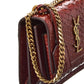 Saint Laurent Sunset Small Python Shoulder Bag