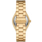 Women's Lennox Three-Hand Gold-Tone Stainless Steel Watch 37mm