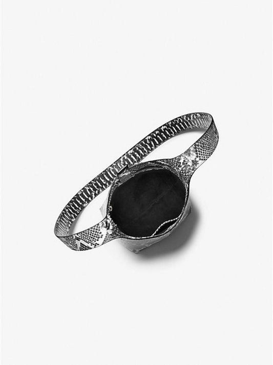 Dede Mini Python Embossed Leather Hobo Bag