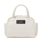 Puffed Smooth Leather Small Satchel