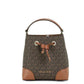 Michael Kors Mercer Small  Signature Leather Bucket Crossbody Handbag Women's Purse