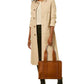 Chloé Woody Medium Leather Tote, os, Brown