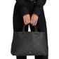 Crosshatch Leather Large Hanna Satchel
