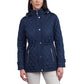Women's Petite Quilted Hooded Anorak Coat