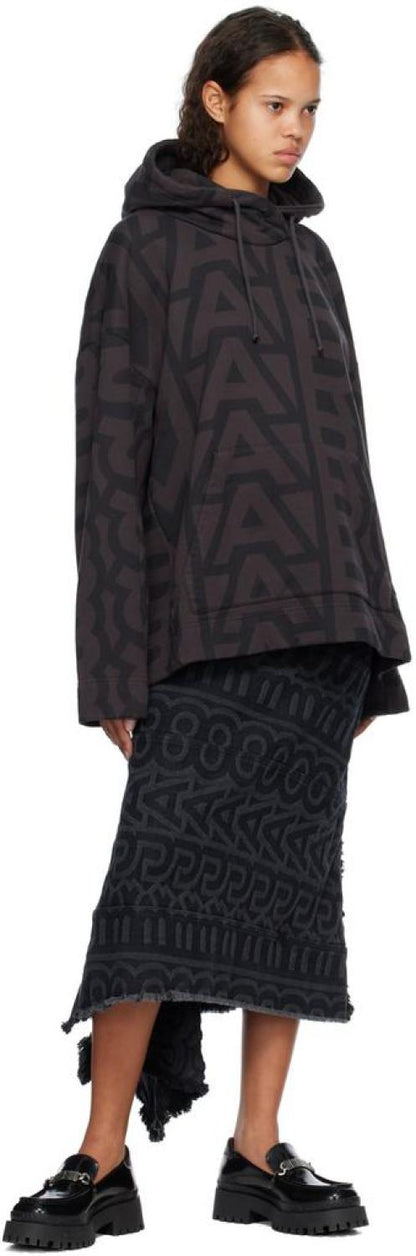 Black & Gray 'The Monogram' Hoodie