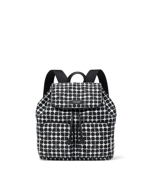 Noel Printed Fabric Backpack