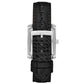 Women's Emery Three-Hand Black Genuine Leather Strap Watch 33mm