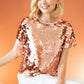 Sequin Tee
