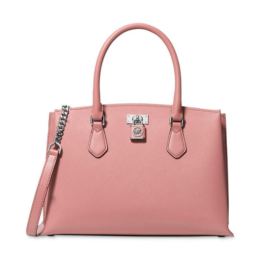 Ruby Medium Double Compartment Leather Satchel