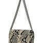 The Snake-Embossed Leather J Marc Mini Shoulder Bag