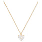 Gold-Tone Birthstone Heart Pendant Necklace, 16" + 3" extender