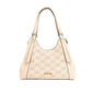 Michael Kors Arlo Large Buff Pebble Leather Zip Shoulder Bag Satchel Women's Purse