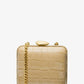 Tina Mini Crocodile Embossed Leather Minaudiere