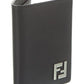 FENDI FF Squared Leather Card Holder