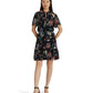 Floral Crinkle Georgette Dress