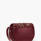 Cary Small Saddle Crossbody Bag In Oxblood