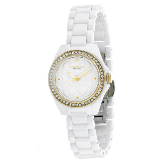 Coach Women's White dial Watch