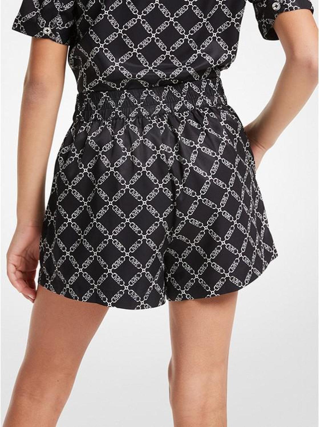 Empire Logo Print Woven Shorts