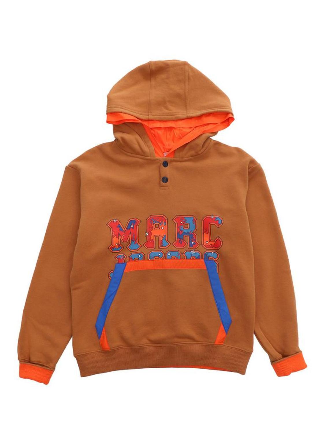 The Marc Jacobs Kids Pouch Pocket Logo Printed Hoodie