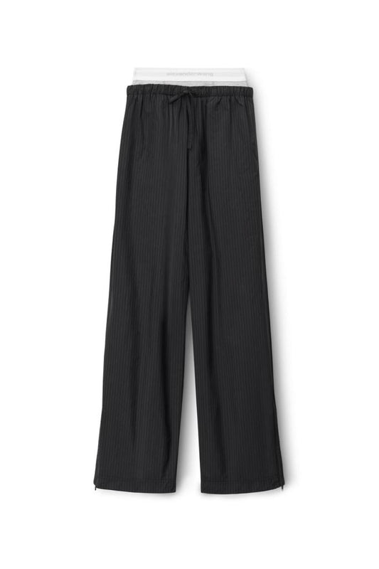 Track Pant In Nylon Stripe