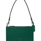 Pouch Bag in Cross Grain Leather